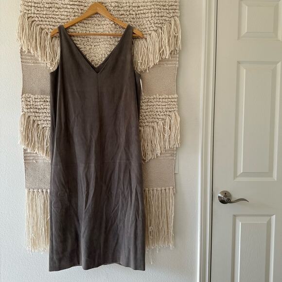 The Row Koya Suede Dress - Picture 1 of 14